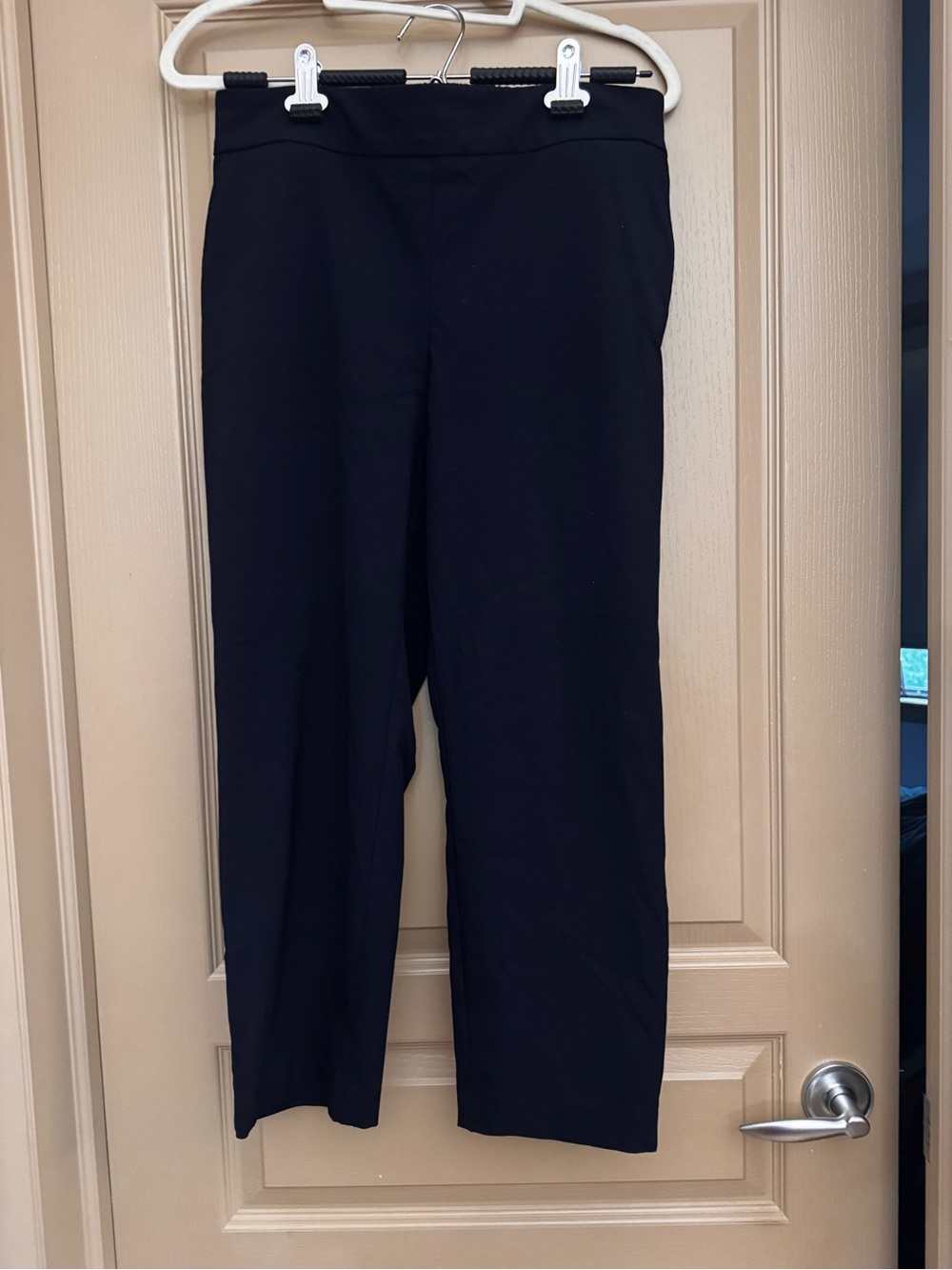 Navy Blue Stretch Dress Pants